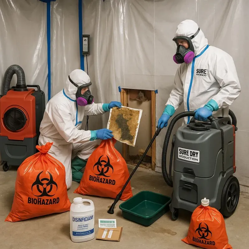 Contaminated Water Handling Protocols process in Prestbury, IL